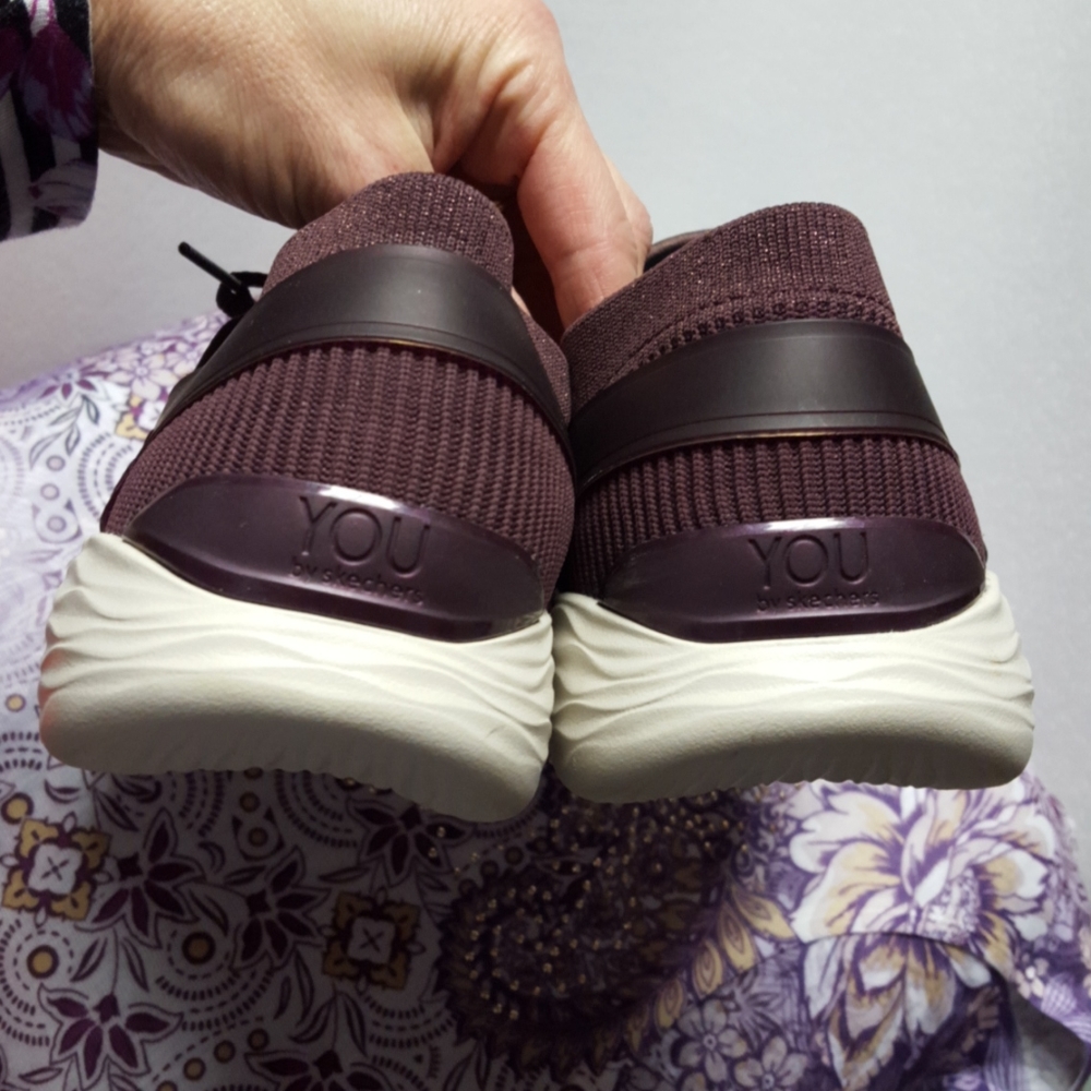 ❤️👟NWOT Women's Skechers purple shoes size 10.5❤️👟 - Picture 2 of 12